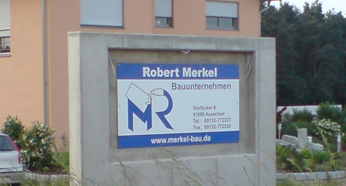 Firmenschild