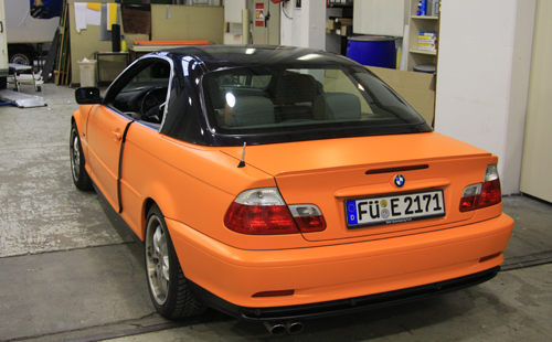 Referenzbild Fahrzeugvollverklebung